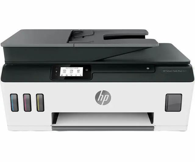 Alt view image 15 of 20 - HP Smart Tank Plus 651 Wireless All-in-One InkJet Printer, Color Mobile Print,