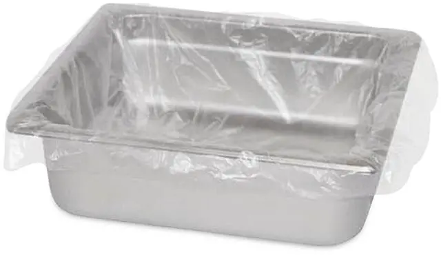 Alt view image 2 of 3 - Steam Pan Liners for 1/3-Size Pans Includes Twist-Ties 18" x 14" Clear 250/Carton SPL1814