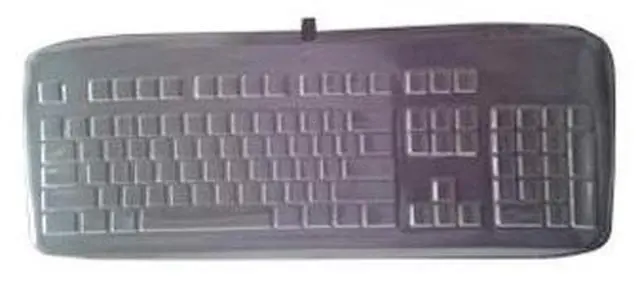 Alt view image 4 of 4 - KEEPS KEYBOARD FREE FROM LIQUID SPILLS, AIRBORNE DUST, GREASE, FOOD, BODY FLUIDS
