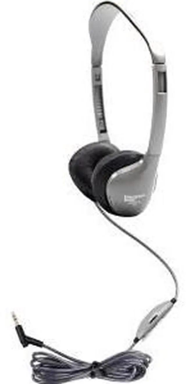 Alt view image 14 of 16 - HamiltonBuhl SchoolMate On-Ear Stereo Headphone with Leatherette Cushions & In-line Volume