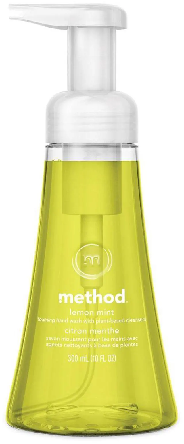 Alt view image 2 of 12 - Method 11621 Foaming Hand Wash, Lemon Mint Foaming, 10 oz Pump Dispenser, 1Each