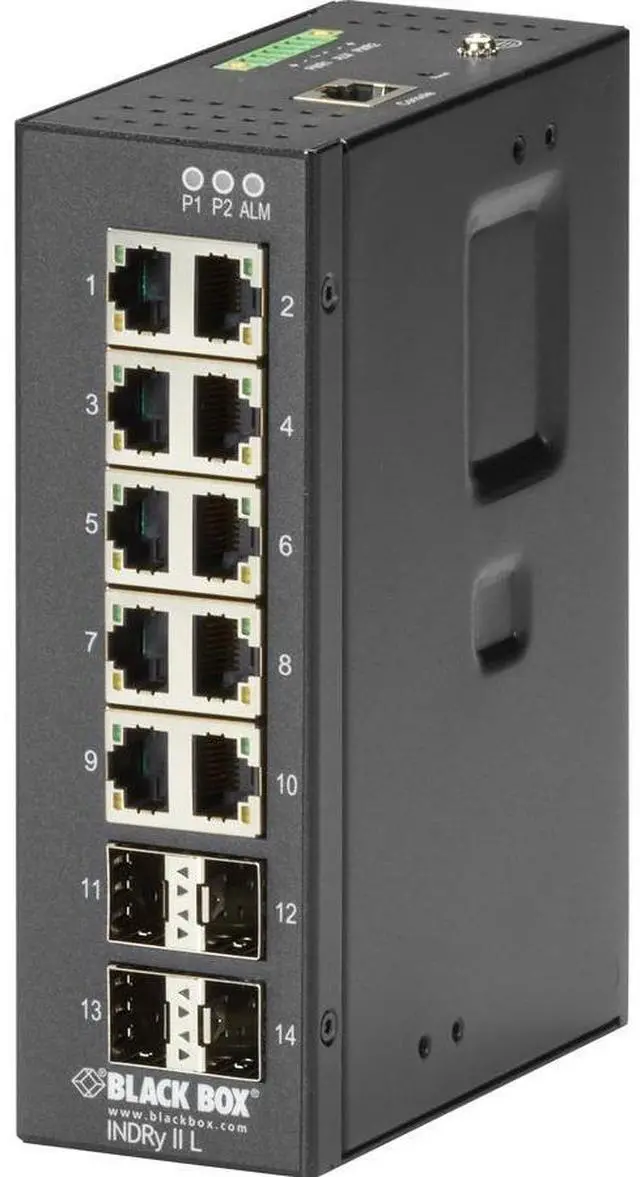 Alt view image 4 of 12 - BLACK BOX LIG1014A GIGABIT ETHERNET (1000-MBPS) EXTREME TEMPERATURE MANAGED SWITCH - (10) 10/100/10