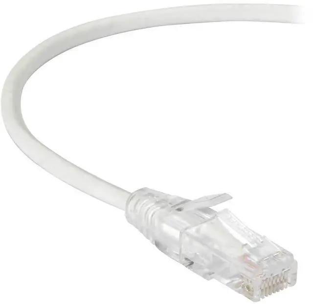 Alt view image 3 of 6 - BLACK BOX C6APC28-WH-03 CAT6A 500-MHZ STRANDED ETHERNET PATCH CABLE - UNSHIELDED (UTP), CM PVC, SNAGLESS