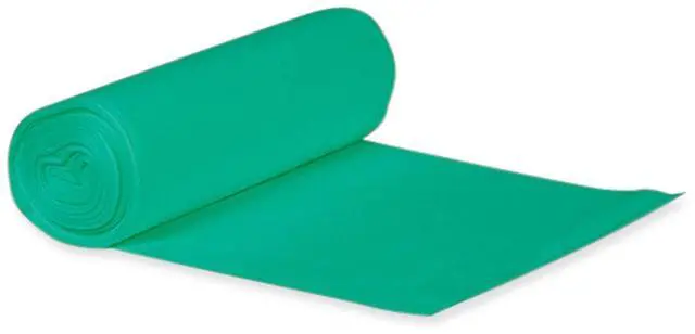 Main image of Heritage Bag Eco Blend Max Can Liners 33gal Green 8 Rolls L6639TEER1