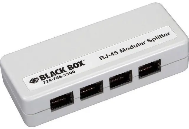 Alt view image 2 of 2 - RJ-45 Modular Splitters, 5-Position, 8 x 8, Shielded, A Pinning