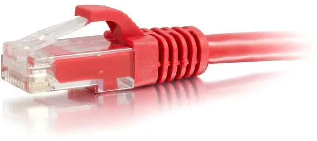 Alt view image 2 of 7 - C2G 04005 Cat6 Cable - Snagless Unshielded Ethernet Network Patch Cable, Red (20 Feet, 6.09 Meters)
