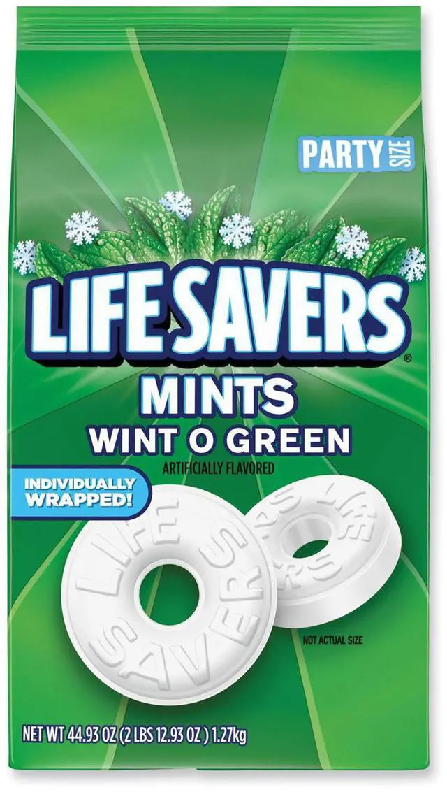 Alt view image 17 of 17 - LifeSavers Hard Candy Wint-O-Green 50oz Bag 21524