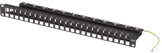 Alt view image 6 of 9 - PATCH PANEL - CAT6A, 1U, 24-PORT, GSA, TAA, 45 DAY STANDARD RETURN POLICY