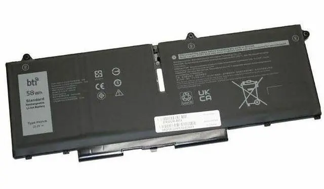 Main image of BTI Replacement Li-ion Battery for Dell Latitude, 4-Cell, 15.2V, 58Wh FK0VR-BTI