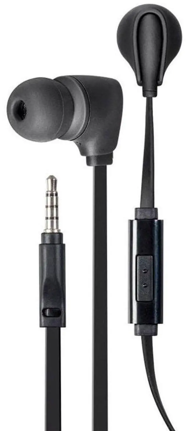 Alt view image 7 of 11 - Monoprice Premium 3.5mm Wired Earbuds Headphones with Mic for Apple and Android Devices