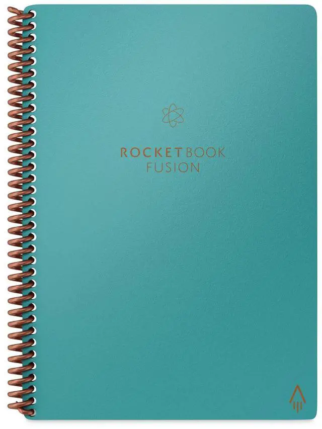 Alt view image 2 of 2 - Rocketbook Fusion Smart Notebook Teal Cover 11 x 8.5 21 Sheets EVRFLRCCCEFR