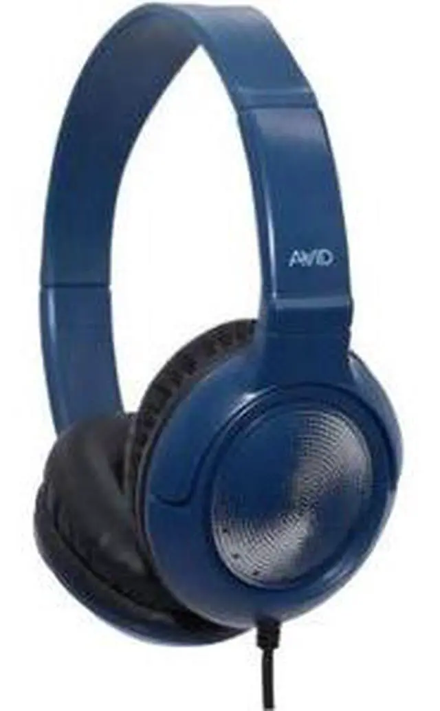 Alt view image 2 of 2 - Avid Education AE-54 3.5mm Wired Headphone Blue 2AE54BL