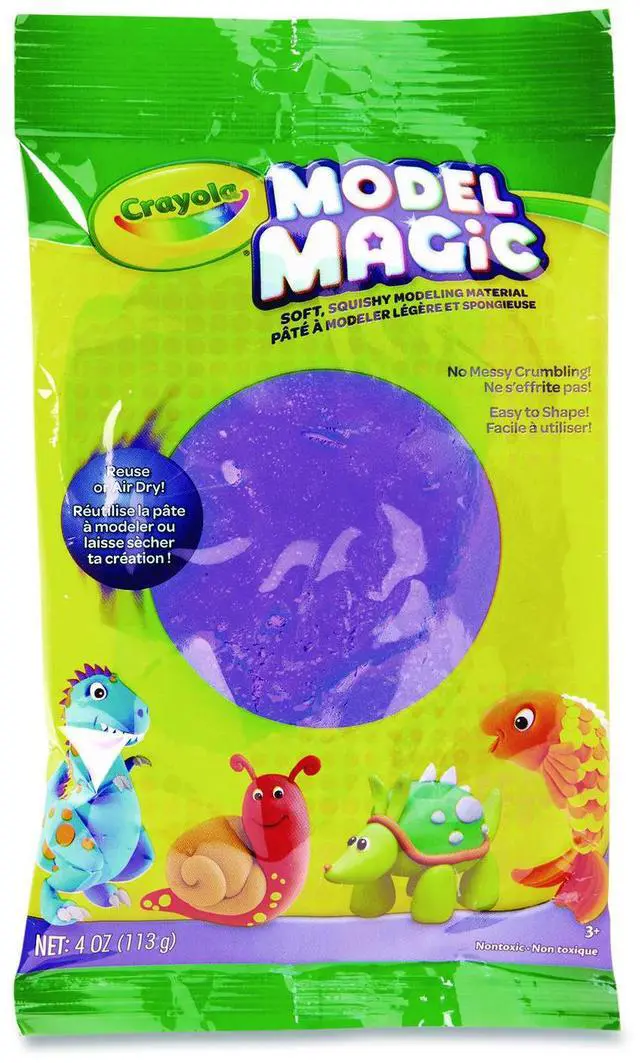 Alt view image 3 of 8 - Model Magic Modeling Compound Purple 8 oz 574440