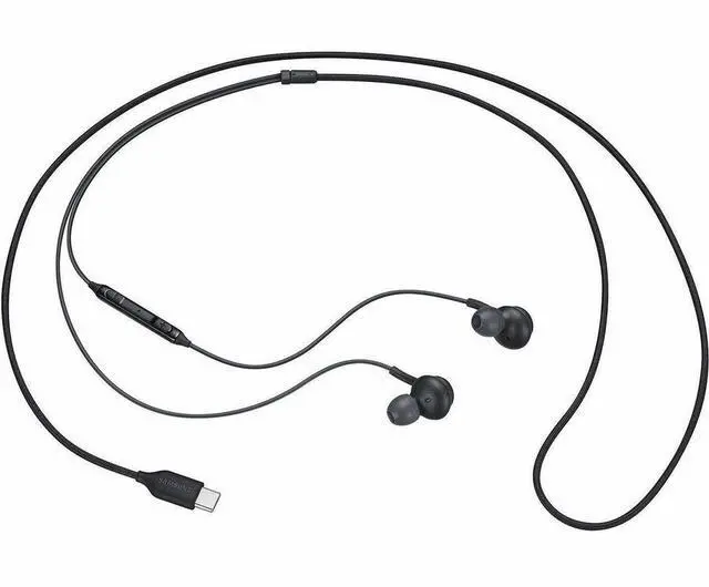 Alt view image 16 of 20 - Samsung Type-C Earphones Tuned by AKG w/ Ear Gels For Galaxy Note 10 - Black