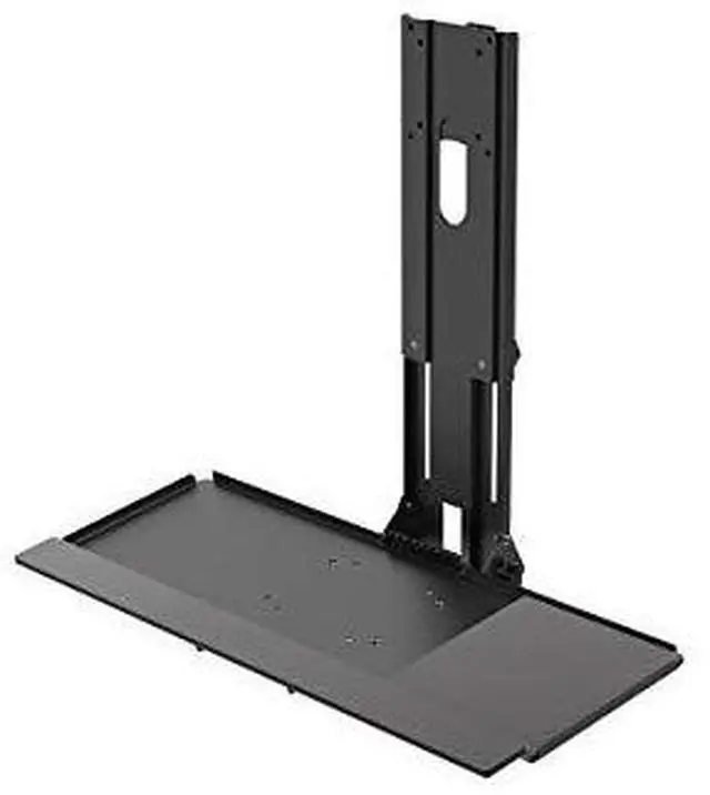 Alt view image 9 of 19 - Monoprice Workstation Wall Mount for Keyboard and Monitor