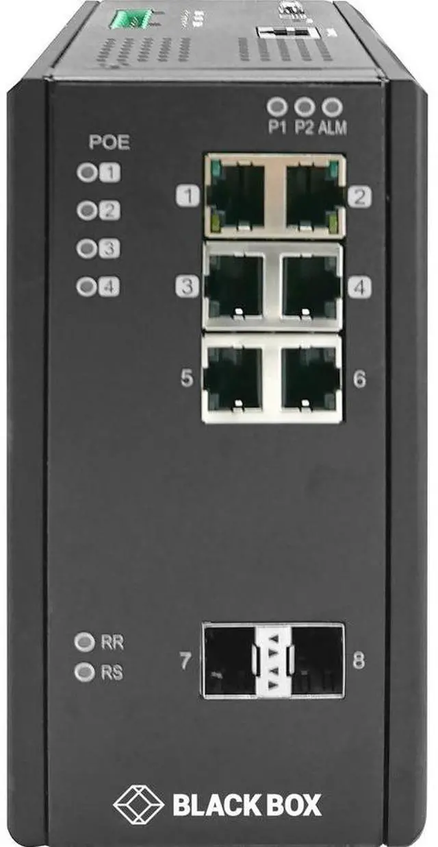 Alt view image 2 of 7 - GIGABIT ETHERNET (1000-MBPS) EXTREME TEMPERATURE MANAGED POE+ SWITCH - (4) 10/10