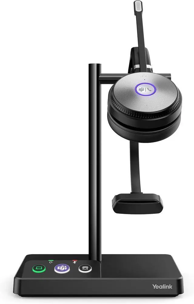 Alt view image 2 of 3 - Yealink WH62 Mono UC V3 Portable DECT Wireless Headset 1308005C