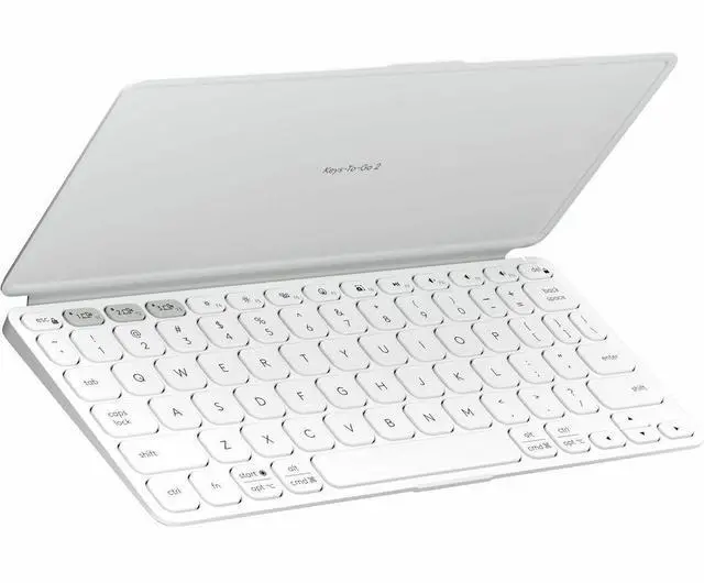 Alt view image 8 of 14 - Logitech KEYS-to-GO 2 Portable Bluetooth Tablet Keyboard Cover GREY