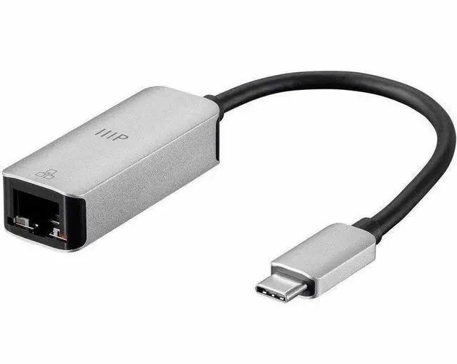 Alt view image 8 of 8 - Monoprice USB-C to HDMI VGA USB 3.0 Gigabit RJ45 SD Card USB-C Data Port USB-C PD Dock Adapter, 100W, 2-Port, 4K@30Hz, with Folding Type-C Connector