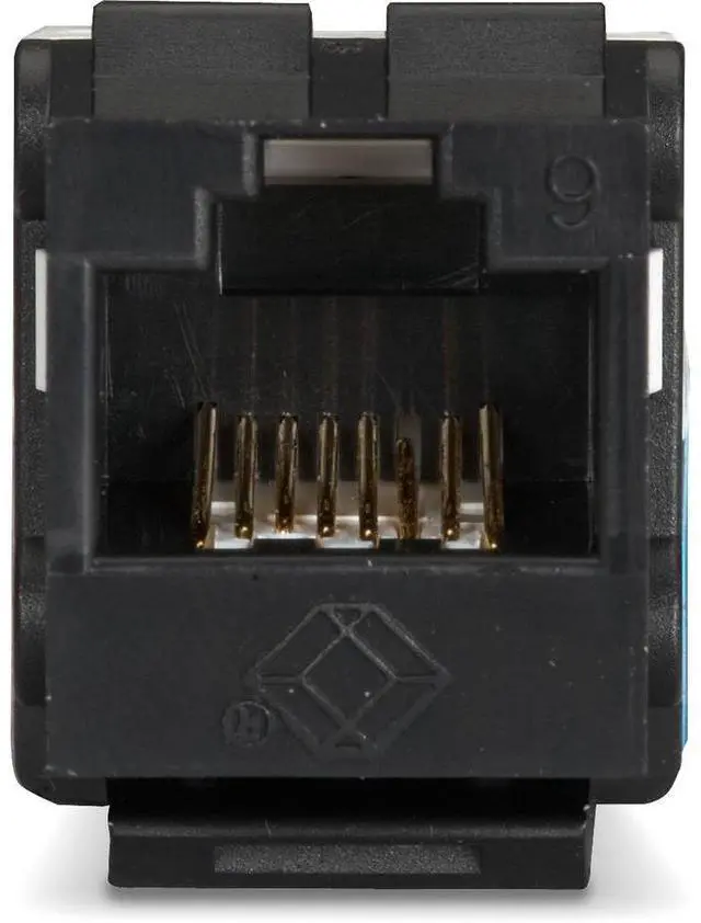 Alt view image 7 of 7 - Black Box GigaTrue2 CAT6 Keystone Jack Unshielded Black FMT631-R3