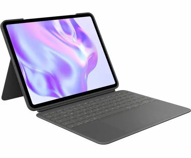Alt view image 8 of 14 - Logitech Combo Touch Keyboard Case for iPad Pro 13 (M4) Graphite