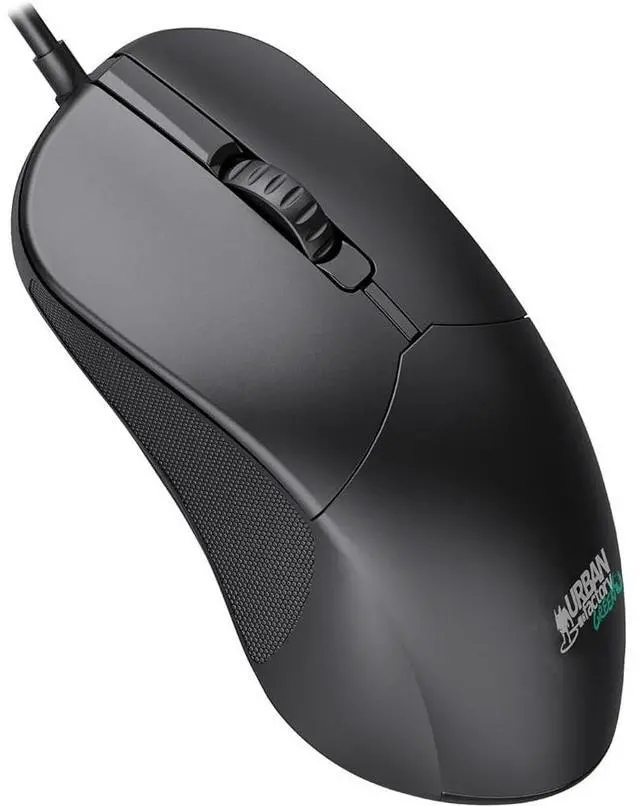 Alt view image 3 of 3 - Urban Factory CYCLEE Eco-Designed Ambidextrous Computer Mouse, Black GWM01UF