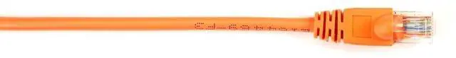 Alt view image 2 of 8 - Black Box CAT6 Value Line Patch Cable, Stranded, Orange, 6-ft. (1.8-m)