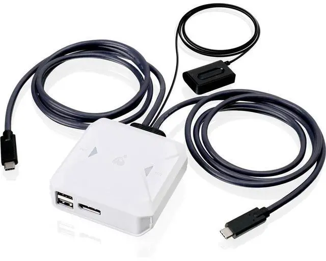 Main image of IOGEAR 2-Port 4K USB-C KVM Switch with DisplayPort output GCS72CC
