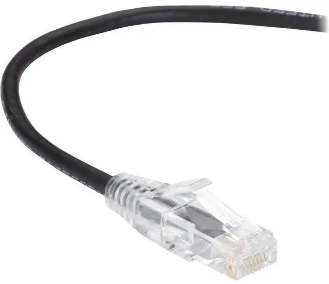 Alt view image 4 of 6 - Black Box 2ft Cat.6 Snagless UTP Network Patch Cable Black C6PC28BK02