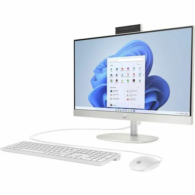 Alt view image 3 of 18 - HP 24" AIO Desktop Computer i3-N300 8GB 256GB SSD W11 7G9S5AA