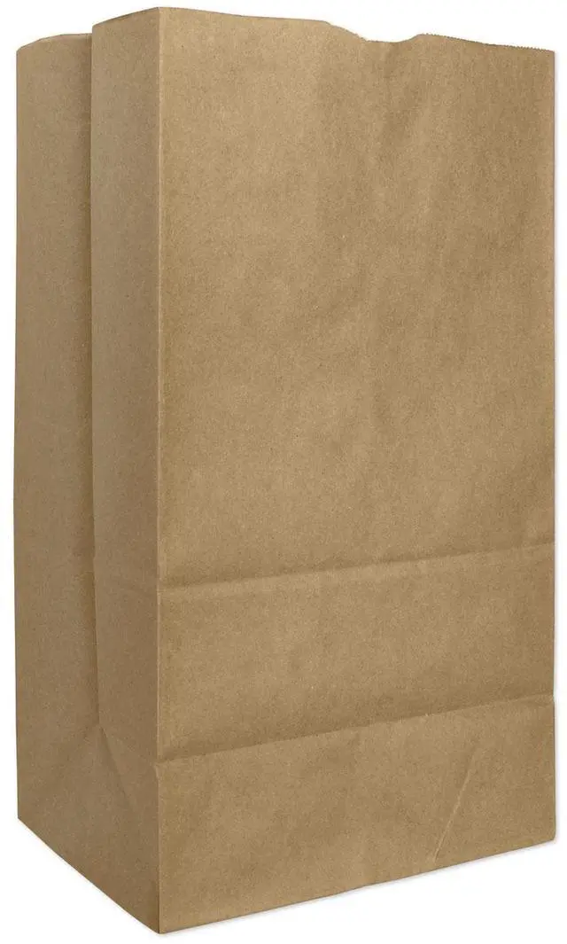 Alt view image 3 of 3 - Grocery Bag Flat Bottom 25# Shorty Brown, Pk500 ZORO SELECT 12R071