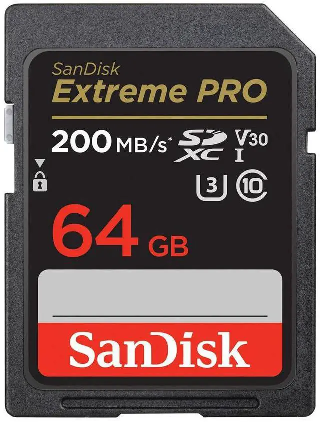Alt view image 9 of 13 - SanDisk Extreme PRO 64 GB Class 10/UHS-I (U3) V30 SDXC - SDSDXXU-064G-ANCIN