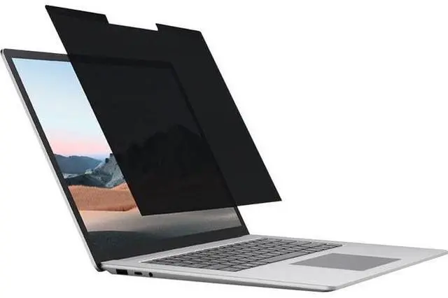 Alt view image 9 of 15 - Kensington MagPro Elite Magnetic Privacy Screen for Surface Laptop 3 15" - For 15"LCD Notebook - Fingerprint Resistant - Anti-glare - TAA Compliant