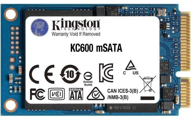 Main image of Kingston KC600 256GB MSATA Internal Solid State Drive SKC600MS/256G