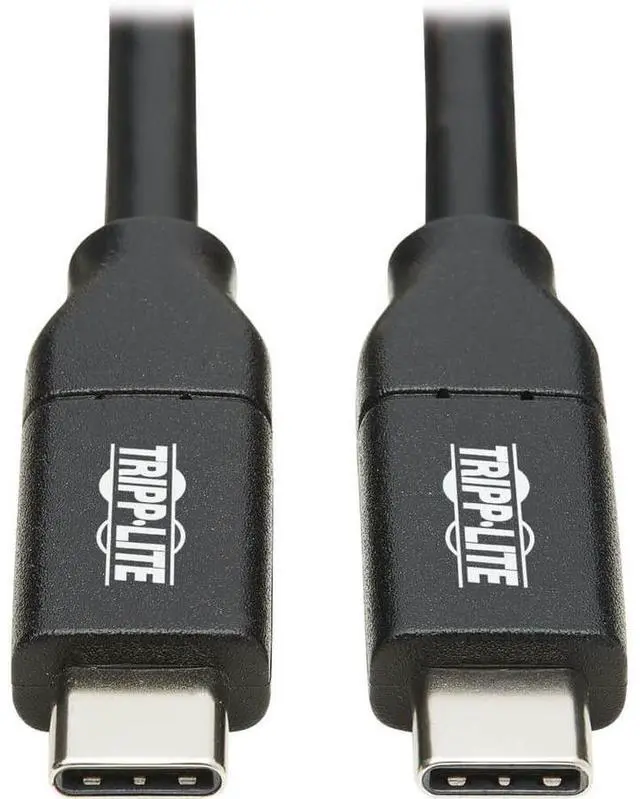 Alt view image 5 of 9 - Tripp Lite 3.3ft USB Type C to USB C USB 2.0 Charging Cable Black