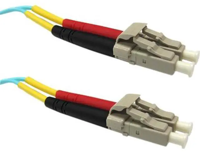 Alt view image 5 of 5 - Weltron LC/LC Multi-Mode 50/125M Aqua Fiber Patch Cable - 3M