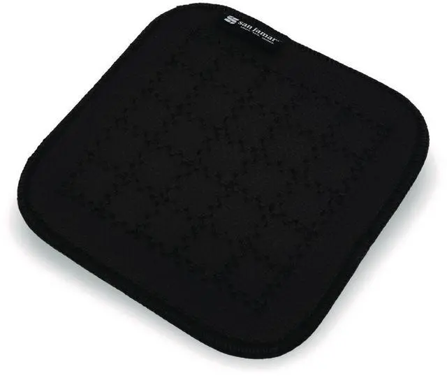 Alt view image 2 of 3 - Carlisle FoodService Ultigrip Commercial Hot Pad Pan Holder 7x7" Black