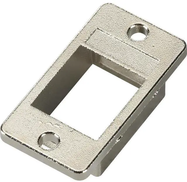 Alt view image 10 of 11 - Black Box Panel-Mount Bezel Keystone Opening Silver FMT1000