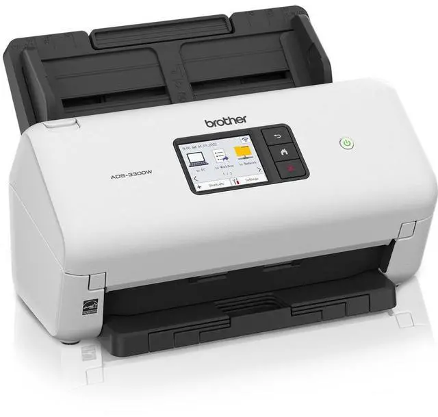 Alt view image 2 of 12 - Brother ADS3300W 24 bit 600 x 600 dpi Wireless High-Speed Desktop Scanner for Small Office & Home Office Professionals