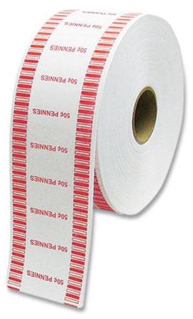 Alt view image 2 of 2 - CONTROLTEK $10 Quarter Coin Wrapper for Coin Wrapping Machines Kraft/Orange 8 Rolls/Carton (575037)