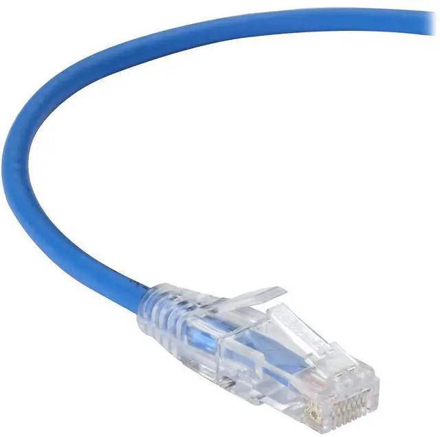 Alt view image 6 of 8 - BLACK BOX C6APC28-BL-02 SLIM-NET CAT6A 28-AWG 500-MHZ STRANDED ETHERNET PATCH CABLE - UNSHIELDED, PVC, S