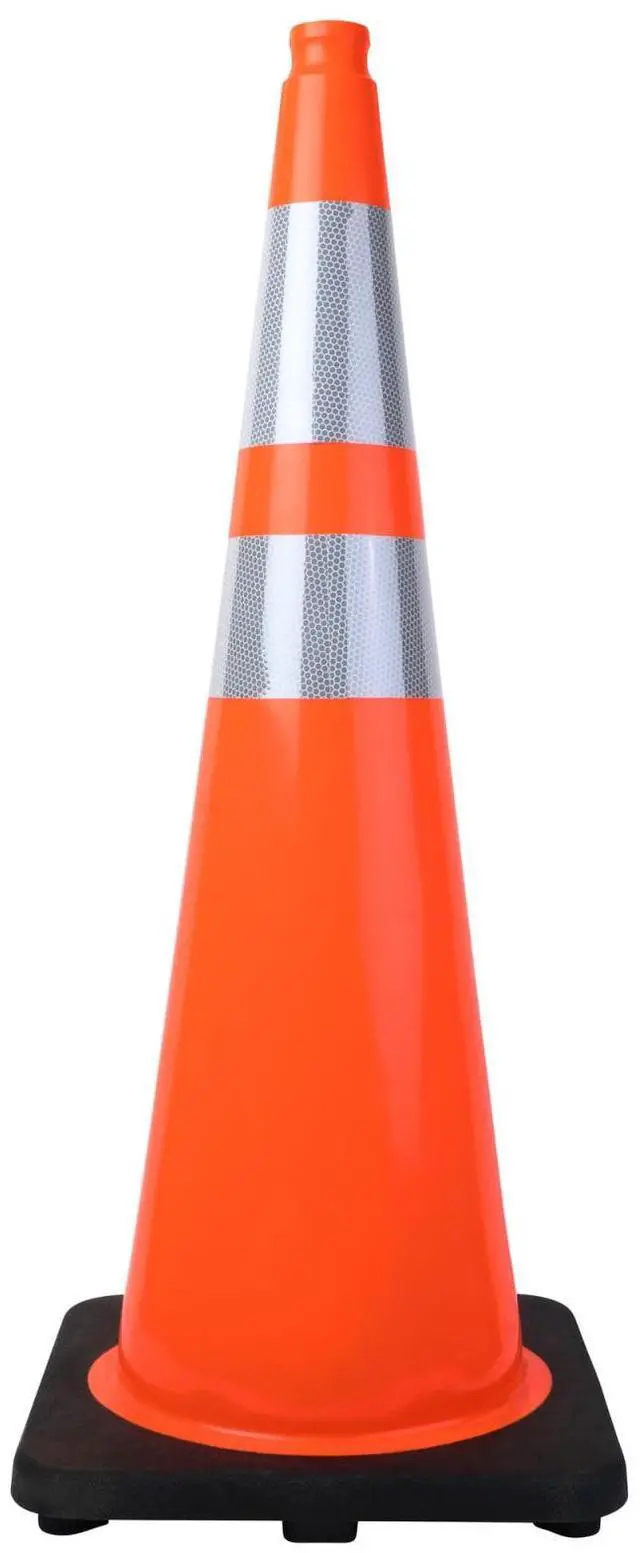Alt view image 2 of 2 - Tatco 36" Slimline Traffic Cones 25960