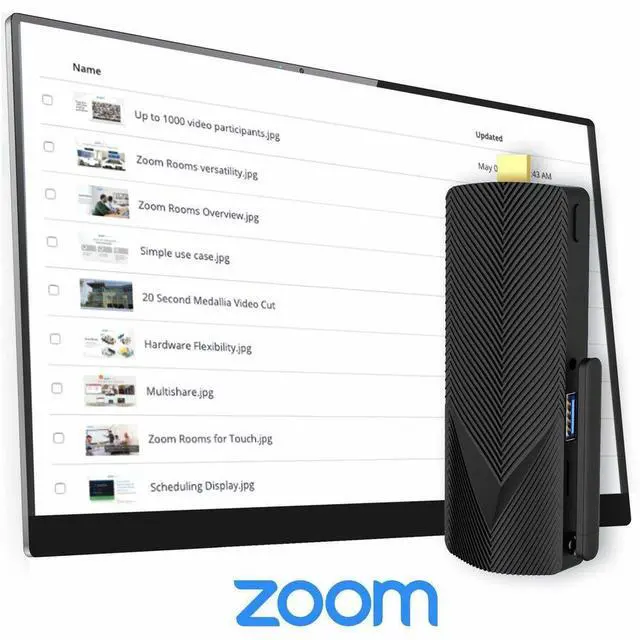 Alt view image 11 of 11 - Azulle Access Pro Mini PC Stick Alder Lake Series with Zoom - Intel - N100 - Quad-core (4 Core) - 8 GB - LPDDR4 - 128 GB Flash Memory - Intel - UHD Graphics - Wireless LAN - Bluetooth - HDMI - 2 x Num