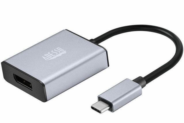 Alt view image 15 of 20 - Adesso USB-C to Display Port Adapter