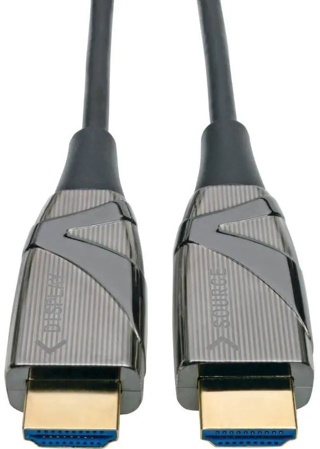 Main image of Tripp Lite Fiber Optic HDMI 2.0 (Active HDMI Cable), High Speed HDMI Cable, 4K, 60Hz, 4:4:4, 18 Gbps, 10 m. (33 ft.) Black (P568-10M-FBR)