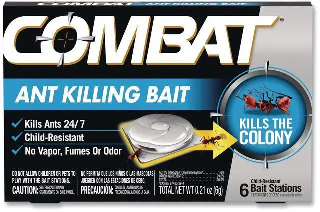 Alt view image 9 of 9 - Combat Source Kill 0.21 Oz. Solid Ant Bait Station (6-Pack) DIA 45901CT