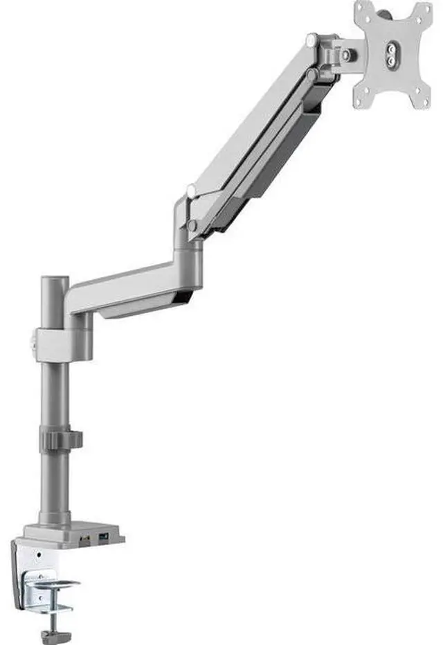 Main image of Tripp Lite Single-Display Flex-Arm Desktop Clamp for 13" to 34" Displays - USB and Audio Ports, Aluminum, DDR1732SAL