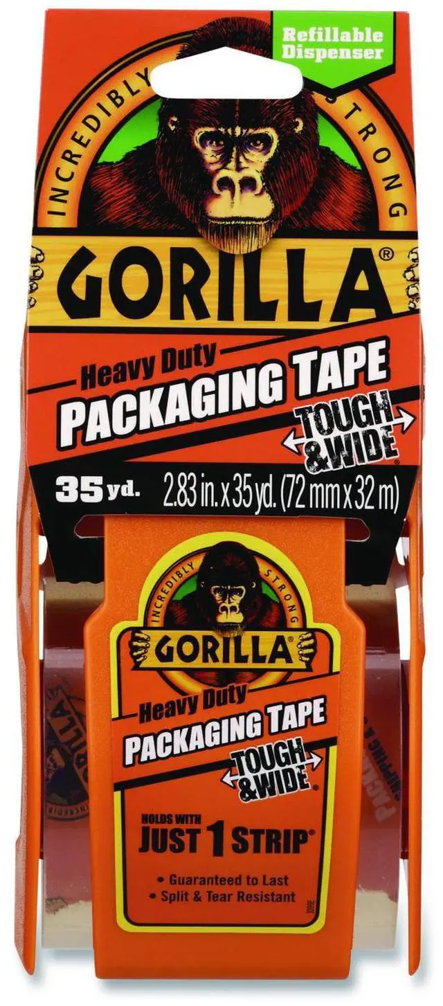 Alt view image 7 of 11 - Gorilla Glue 6045002 Packaging Tape, Clear, 35 Yard