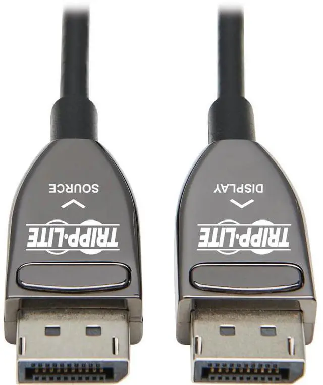 Alt view image 6 of 9 - Tripp Lite DisplayPort Fiber Active Optical Cable AOC 8K 60Hz CL3 M/M 25M (P580F3-25M-8K6)