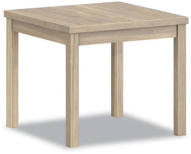 Alt view image 2 of 2 - HON 80000 Laminate Occasional End Table, 24"W x 20"D x 20"H, Kingswood Walnut
